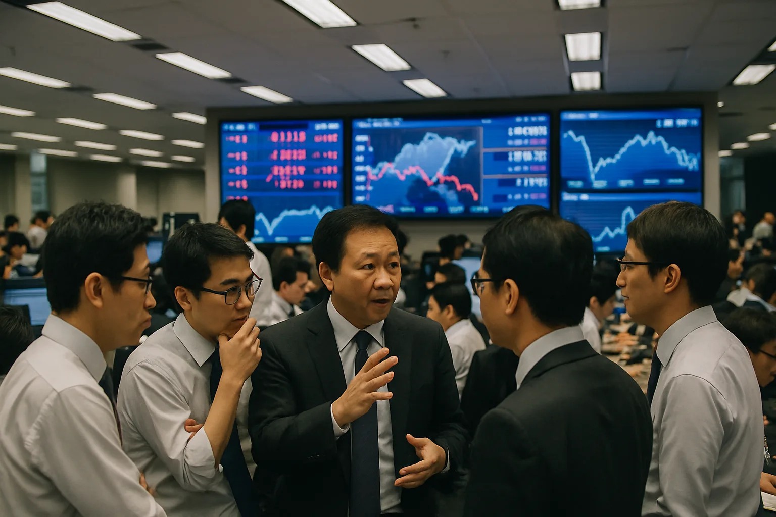 Japanese bond yields decline amid US tech sector downturn